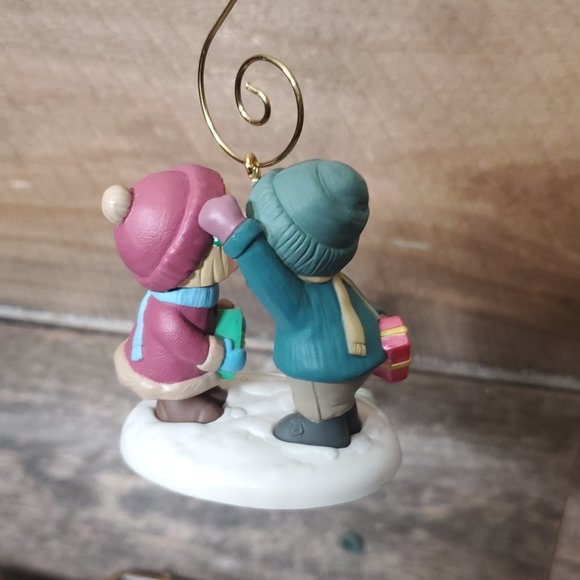 1994 Hallmark Keepsake Ornament - Our First Christmas Together. Adorable couple - Picture 2 of 6